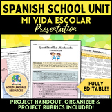 En la escuela: Spanish School Unit - Mi vida escolar Oral 
