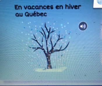 Preview of En vacances en hiver au Quebec Book Creator