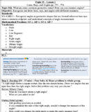 EnVision Math 2.0 4th Grade Topic 15 Lesson Plans (15-1 th