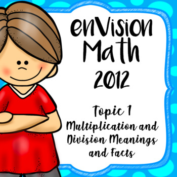 Preview of EnVision Math 2012 4th Grade Topic 1 Multiplication & Division, Daily PowerPoint