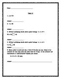 EnVision Math Topic 11- Multiplying/Dividing Fractions- Grade 5