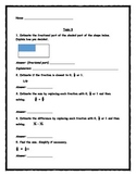 EnVision Math Topic 9 Review- Fractions with Unlike Denominators