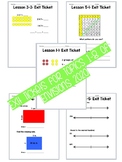 Grade 3 EnVision Math 2020 Exit Tickets Topics 1-8