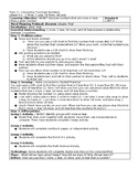 EnVision2.0 Math Lesson Plan Topic 9 Lesson 1 *Editable*