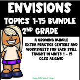 EnVisions Math 2.0 Second Grade Topics 1-15 Bundle Workshe