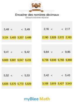 Nombre Decimaux Worksheets Teaching Resources Tpt