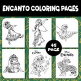 Encanto 45 Coloring Pages . Great Gifts for Kids, Boys And Girls