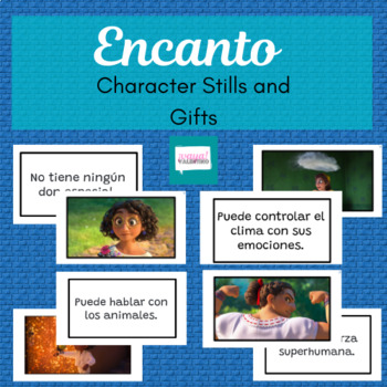 Preview of Encanto Charcter Gifts (Spanish) - PDF and Google Slides