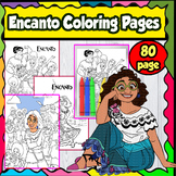 Encanto Coloring Pages for Kids, Activity book, Girls & Boys