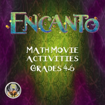 Preview of Encanto Math Activities Grades 4-6