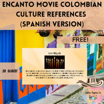 Preview of Encanto Movie Colombian Culture References Spanish Version