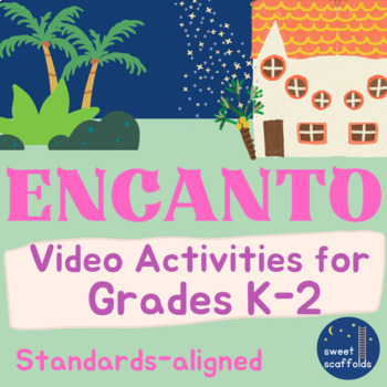 Preview of Encanto Movie Guide / Activities for Grades K-2: Scavenger Hunt, Writing, more!