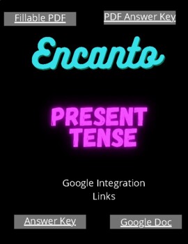 Preview of Encanto Presente (Google and Fillable PDF Versions)