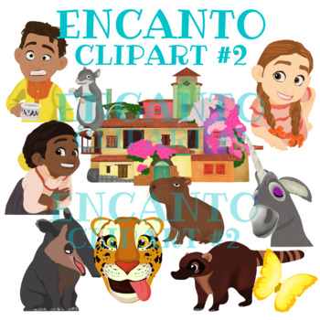 Preview of Encanto clipart set #2