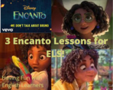 Bundle of Encanto lessons for ESL! Speaking, listening, re