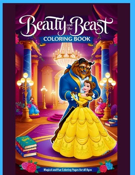 Preview of Enchant Your Imagination: Explore Our Beauty and the Beast Coloring Pages!