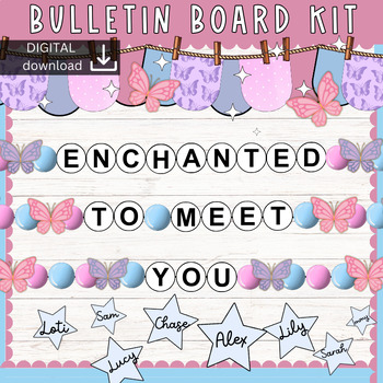 Preview of Enchanted - Back to school - August Bulletin Board Kit - Swiftie decor