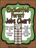 Enchanted Forest Classroom Helpers Clip Chart ~ Jobs Chart