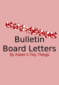 Preview of Enchanted Forest: Mushroom Bulletin Board Letters