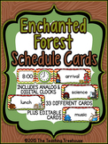 Enchanted Forest Schedule Cards