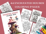 Enchanted Houses Coloring Pages