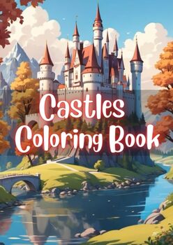 Preview of Enchanted Kingdoms: A Majestic Castle Coloring Book - 100 Pages of Fairy-Tale