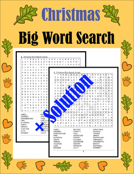 Enchanting Christmas Word Search Challenge - Christmas Vocabulary