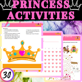 Preview of Enchanting Princess Adventures: A Magical Activity Guide for Young Royalty