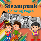 Enchanting Steampunk Coloring: 128 Relaxing Pages