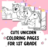 Enchanting Unicorn Coloring Pages for 1st Grade: Spark Cre