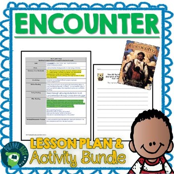 Preview of Encounter by Jane Yolen and David Shannon Lesson Plan and Activities
