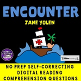 Encounter by Jane Yolen no prep Digital BOOM CARDS Columbus