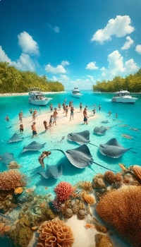 Preview of Encounter with Giants: Stingray City Poster