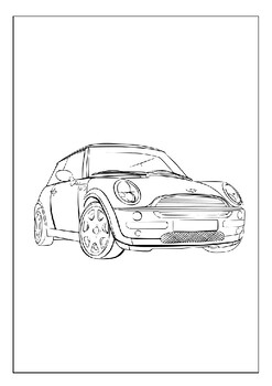 Encourage Fine Motor Skills with Precision-Printed Cars Coloring Pages