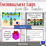 Encouragement Cards: Holiday Cards from the Teacher BUNDLE