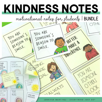 Preview of Encouragement Notes for Students BUNDLE - Perfect for Growth Mindset and SEL