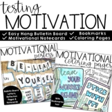 Testing Motivation Coloring Pages Bulletin Board Posters C