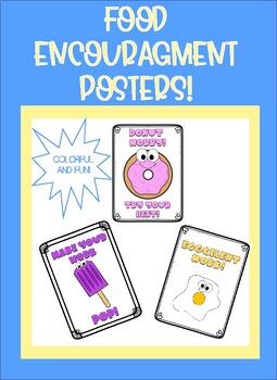 Encouragement Posters | Food Pun by Mare's Little Bears | TpT