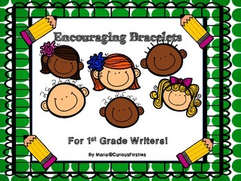 Preview of Encouraging Bracelets for Young Authors