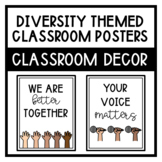 Encouraging + Inspirational Diverse Classroom Posters