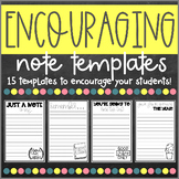 Encouraging Note Templates