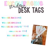 Encouraging Student Desk Tags (Freebie)