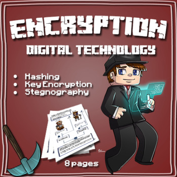 Preview of Encryption - Digital Technology - Minecraft Inspired - Hashing - Steganography