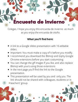 Preview of Encuesta de Invierno