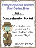 Encyclopedia Brown Boy Detective Comprehension Questions