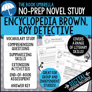 Encyclopedia Brown Boy Detective Worksheets Teaching Resources Tpt