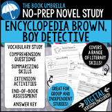 Encyclopedia Brown Boy Detective Novel Study { Print & Digital }