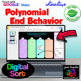 End Behavior of Polynomial Functions Digital Sort plus Printable