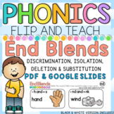 End Blends FLIP and TEACH  Booklet I Google Slides