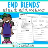 End Blends Worksheets